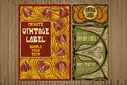 Label Art Nouveau - sets, a Decorative Illustration by Stanislav Kharchevskyi (Thumbnail 11 of 12)