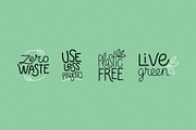 Zero waste - icons and illustrations, a Graphic by venimo (Thumbnail 7 of 8)