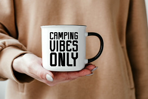 Vintage Camping - Condensed Font