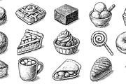 Vintage Dessert Food, an Object Graphic by RT Studio (Thumbnail 4 of 4)
