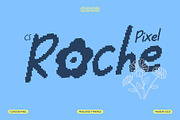 CS Roche Pixel, a Sans Serif Font by Craft Supply Co. (Thumbnail 1 of 8)