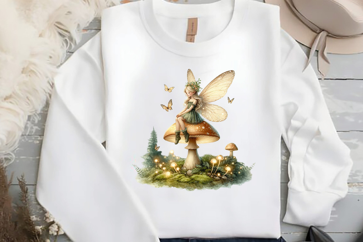 Fairy Forest Vintage Clipart, an Illustration by DreamCafeArt (Photo 4 of 6)