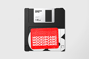 Floppy Disk Mockup, a Product Mockup by Mockup Gang (Thumbnail 2 of 4)