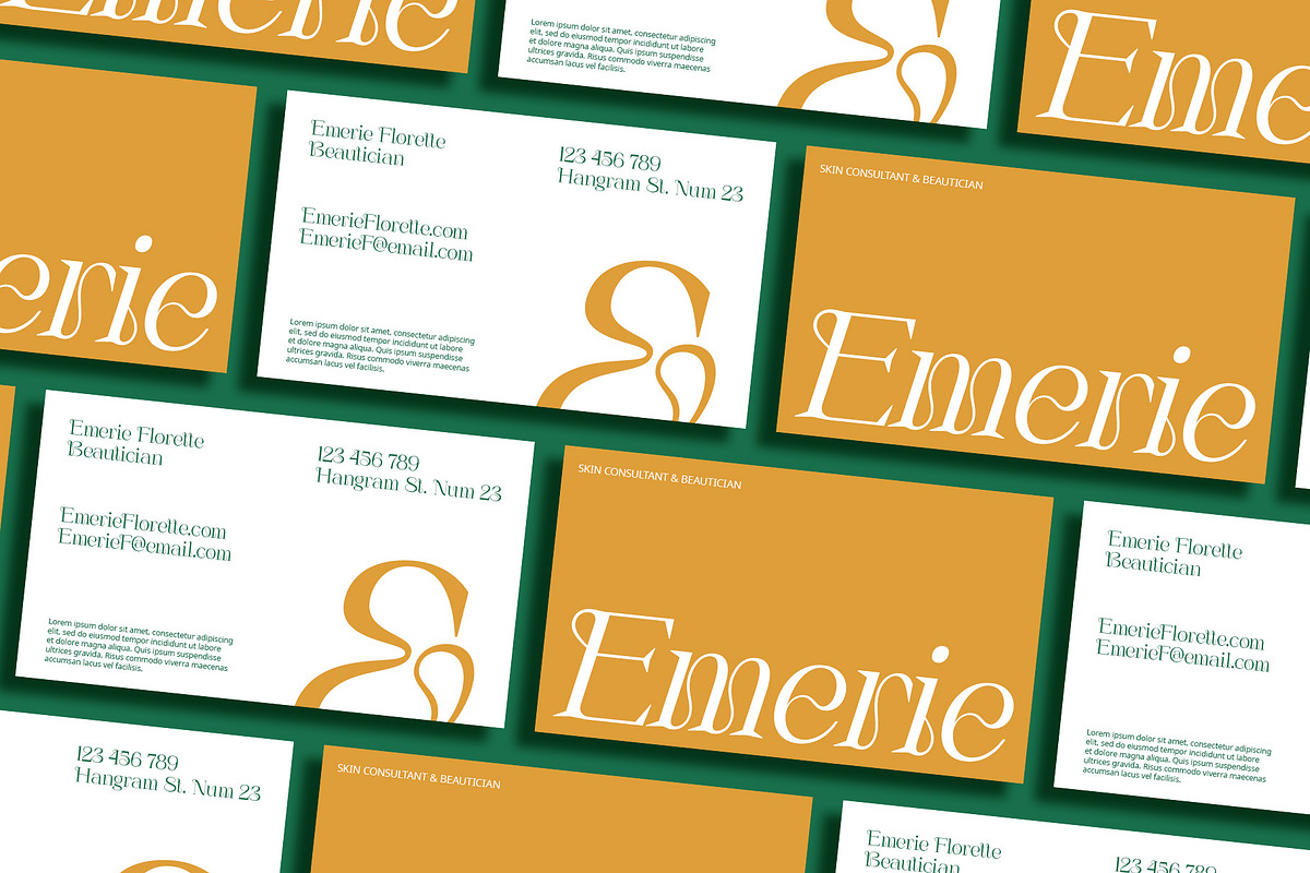 Varelle – Art Nouveau Font, a Serif Font by Craft Supply Co. (Photo 7 of 8)