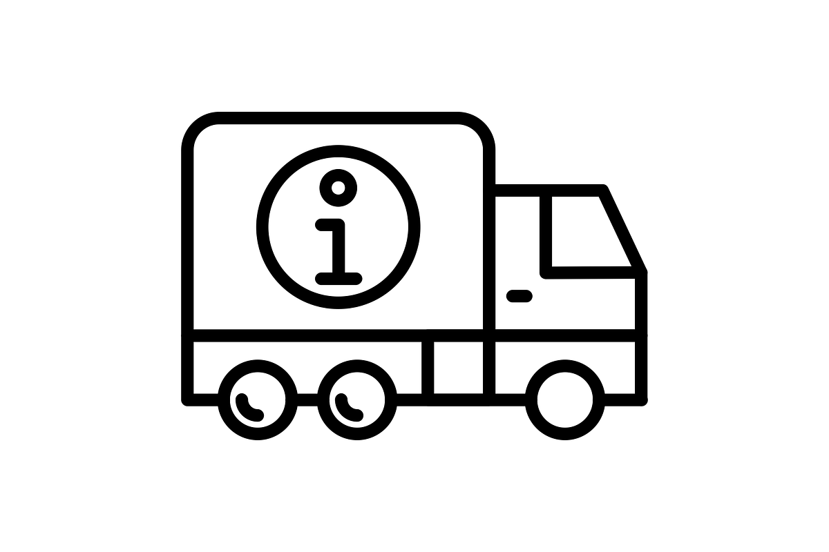 Delivery Van Line Icon, an Icon by Pexelpy (Photo 2 of 2)
