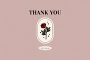 Vintage Dark Flower Lineart Logo Set, an Object Graphic by Artflorara (Thumbnail 8 of 8)
