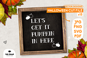 Halloween Bundle Pumpkin Spooky Cut, an Illustration by InkCloudDesign (Thumbnail 2 of 10)