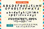 Happy Mail Font, a Font by Quirky Queen Media (Thumbnail 6 of 6)