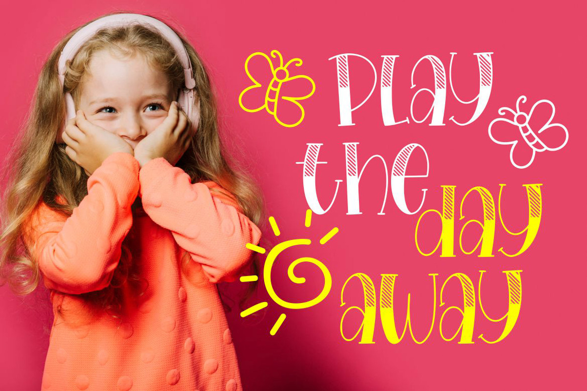 Hailyland Fun Advertisement Font preview 4