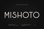 Mishoto, a Sans Serif Font by OWL KING (Thumbnail 1 of 7)