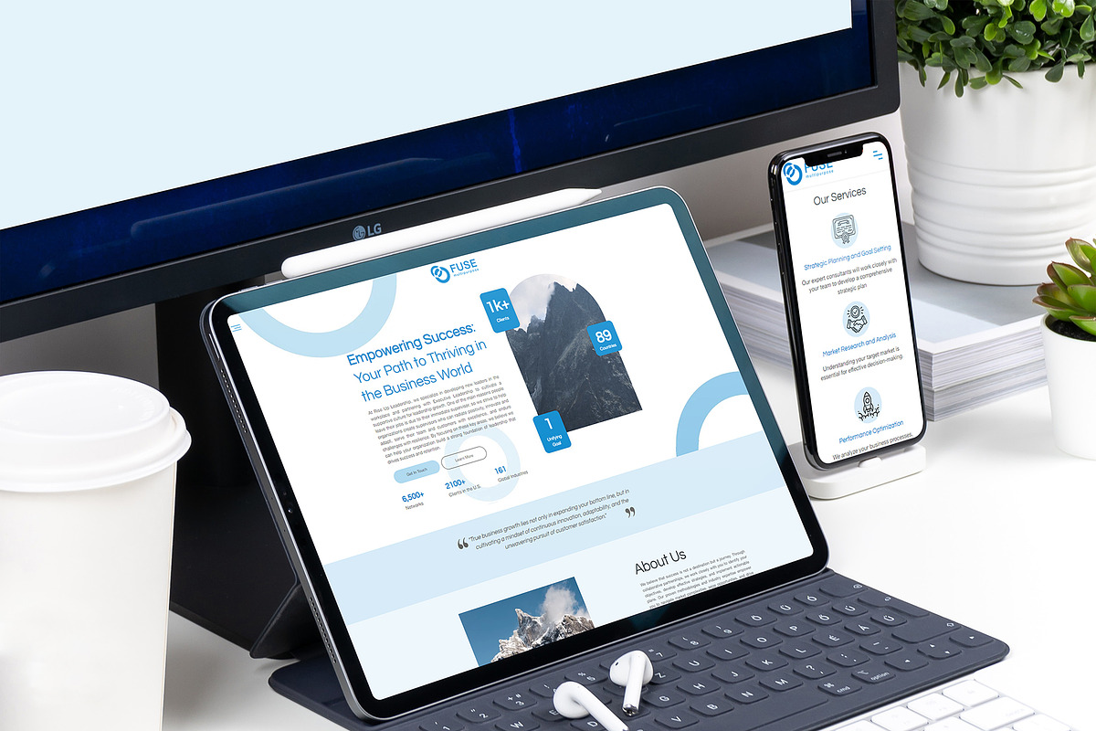 Fuse - Multipurpose Wix Template, a Wix Template by Webloom Studio - Wix (Photo 3 of 5)