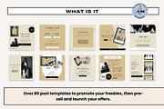 80 Launch Posts - Luxury CEO, a Social Media Template by Freedom Business Shop (Thumbnail 3 of 11)