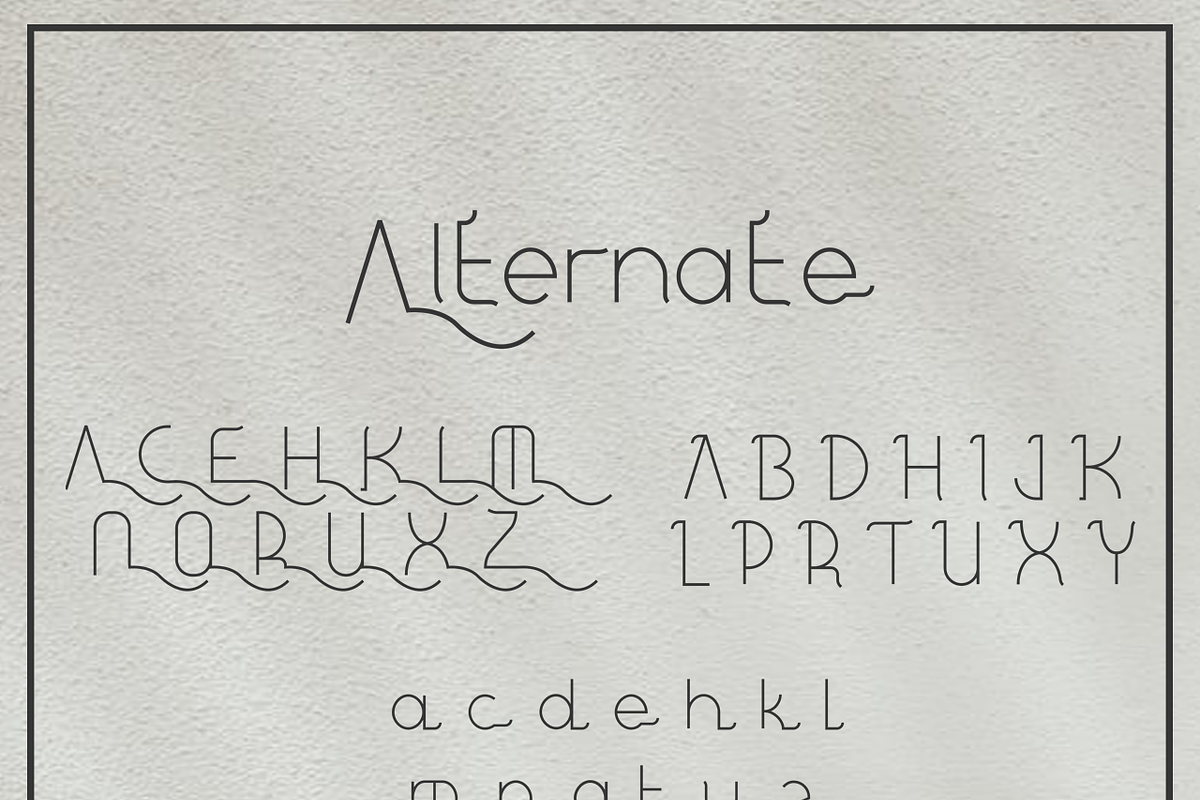 Aero | Sans serif Typeface, a Sans Serif Font by Randomtypesht (Photo 3 of 7)