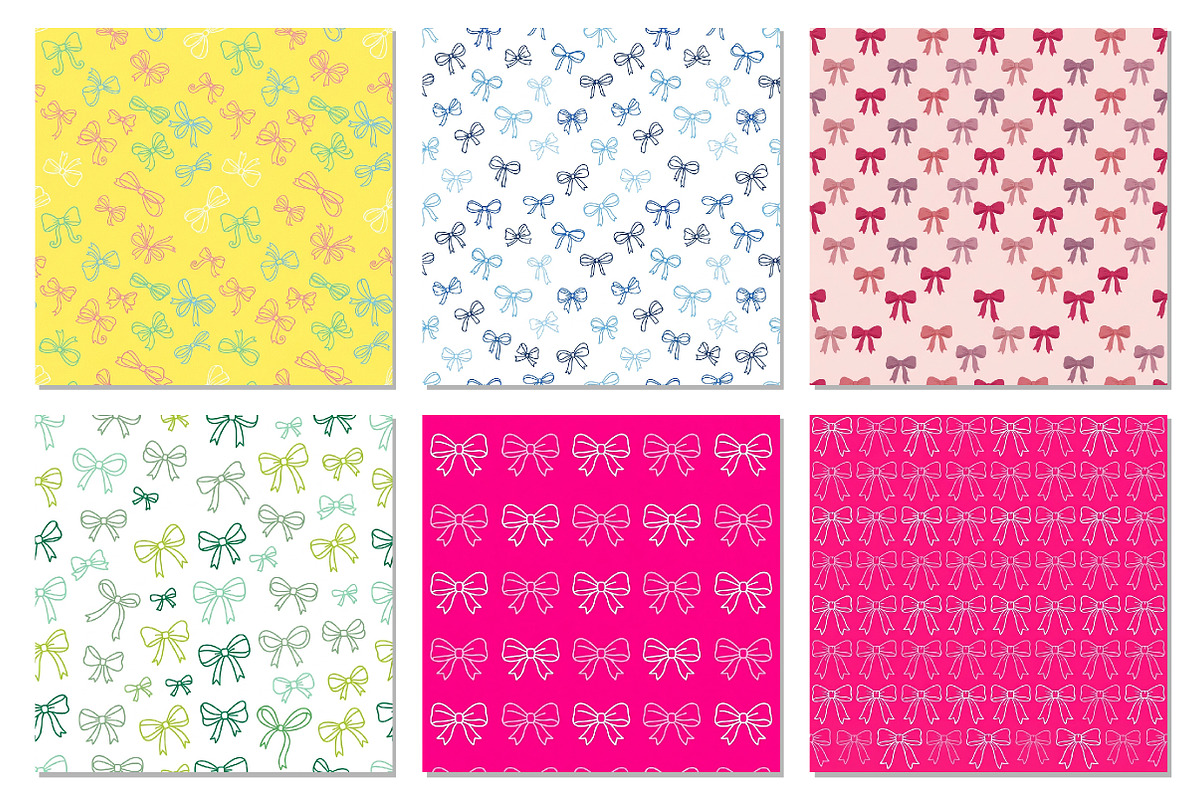 Coquette Bow Seamless Pattern Bundle, a Pattern Graphic by Dream Creation (Photo 4 of 6)