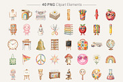 Groovy 70s Retro School Sublimation, a Decorative Illustration by Artnoy (Thumbnail 2 of 8)