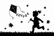 Kids Flying Kite Laser Cut Bundle, a Graphic by Designs_River (Thumbnail 5 of 11)