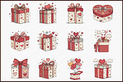 Whimsical Valentine s Gift Box Clipa, an Illustration by Sublimation Artist (Thumbnail 3 of 6)