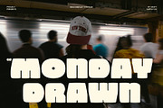 CS Monday Drawn, a Sans Serif Font by Craft Supply Co. (Thumbnail 1 of 8)