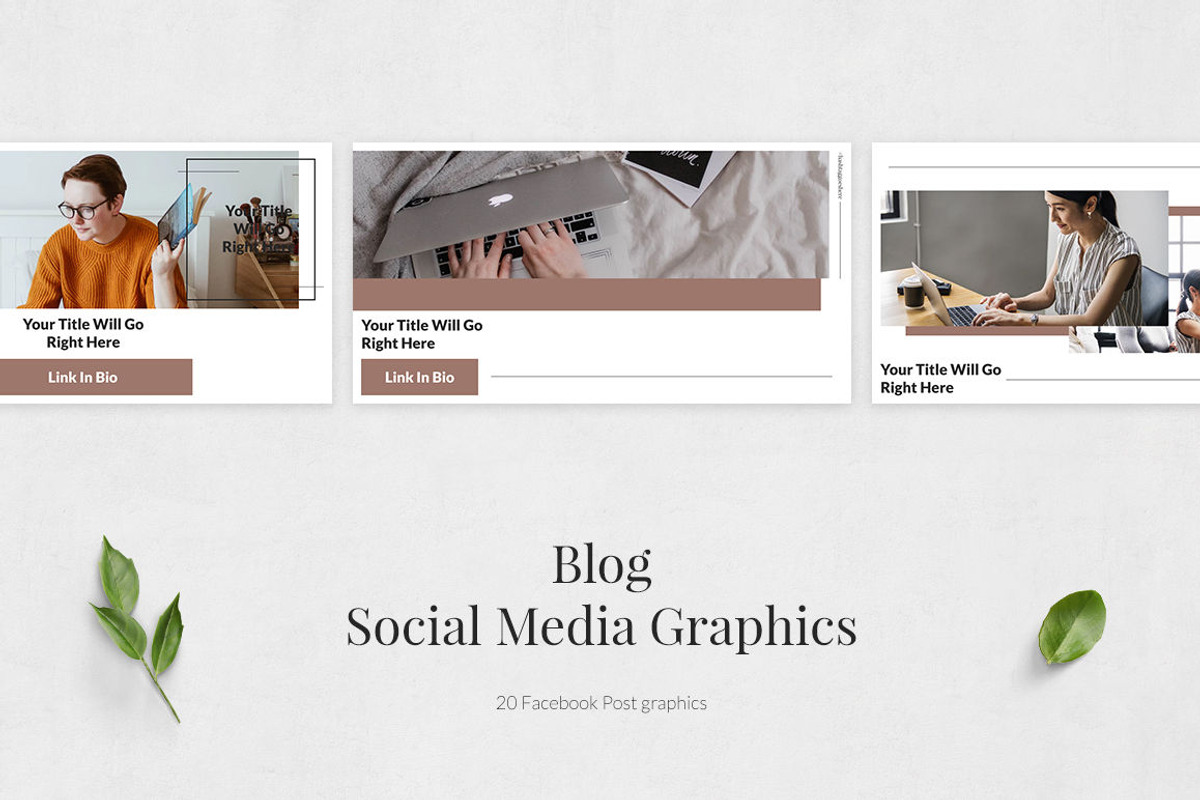 Blog Facebook Posts, a Social Media Template by Social Corner Graphics (Photo 2 of 7)