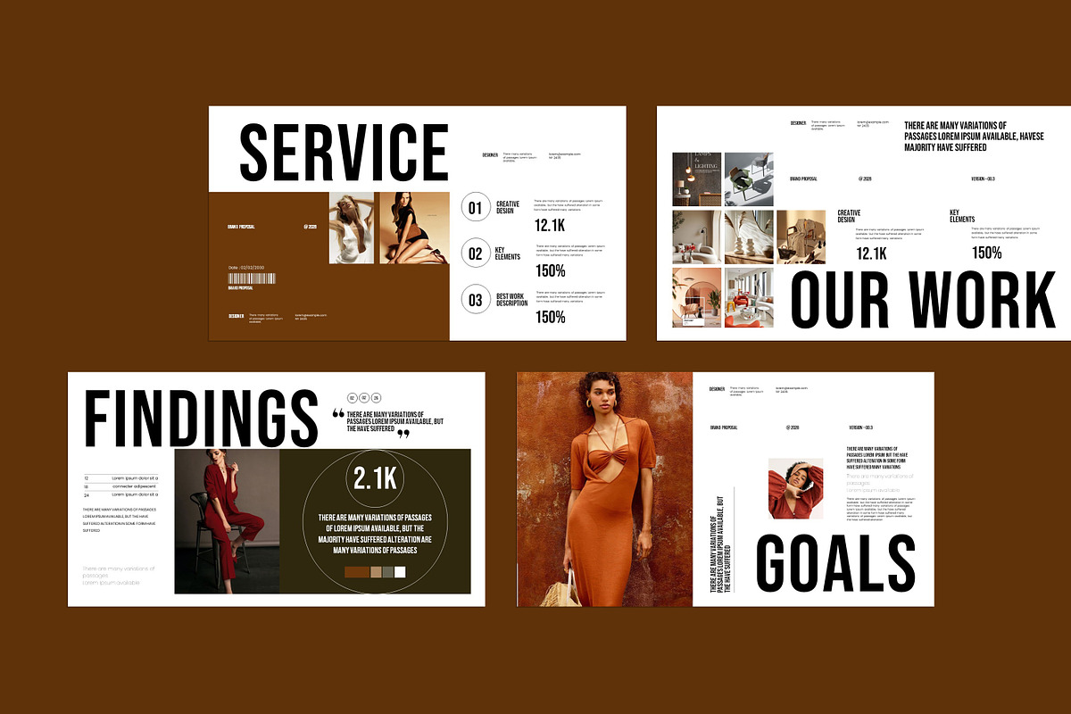 Brand Portfolio Presentation Templat preview 7