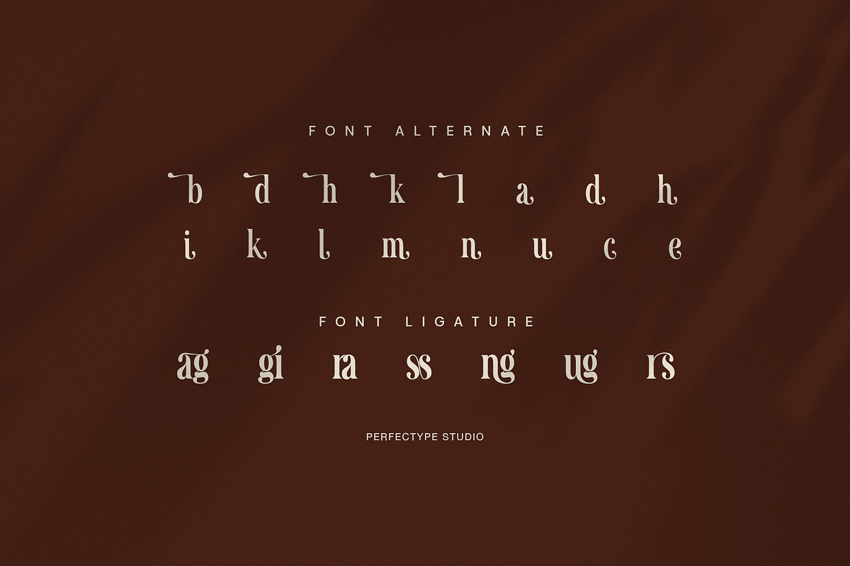 Maglin Elegant Serif Font, a Serif Font by Perfectype (Photo 8 of 8)