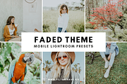 Faded Mobile Lightroom Presets, an Action Add-On by Filtercrave (Thumbnail 1 of 9)