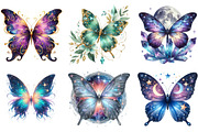 Magic Butterflies Clipart Bundle, an Illustration by DreamArtGraphic (Thumbnail 6 of 6)