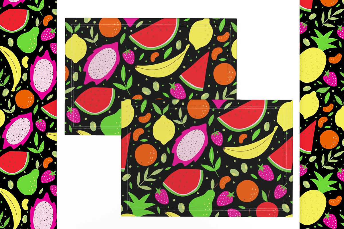 Tropical Fruit Seamless Pattern, a Pattern Graphic by Irina Ostapenko (Photo 3 of 5)