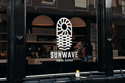 Sun Wave Travel Logo, a Branding & Logo Template by Design_Planet (Thumbnail 2 of 3)