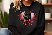watercolor Black Cat Clipart, an Illustration by DreamCafeArt (Thumbnail 5 of 7)