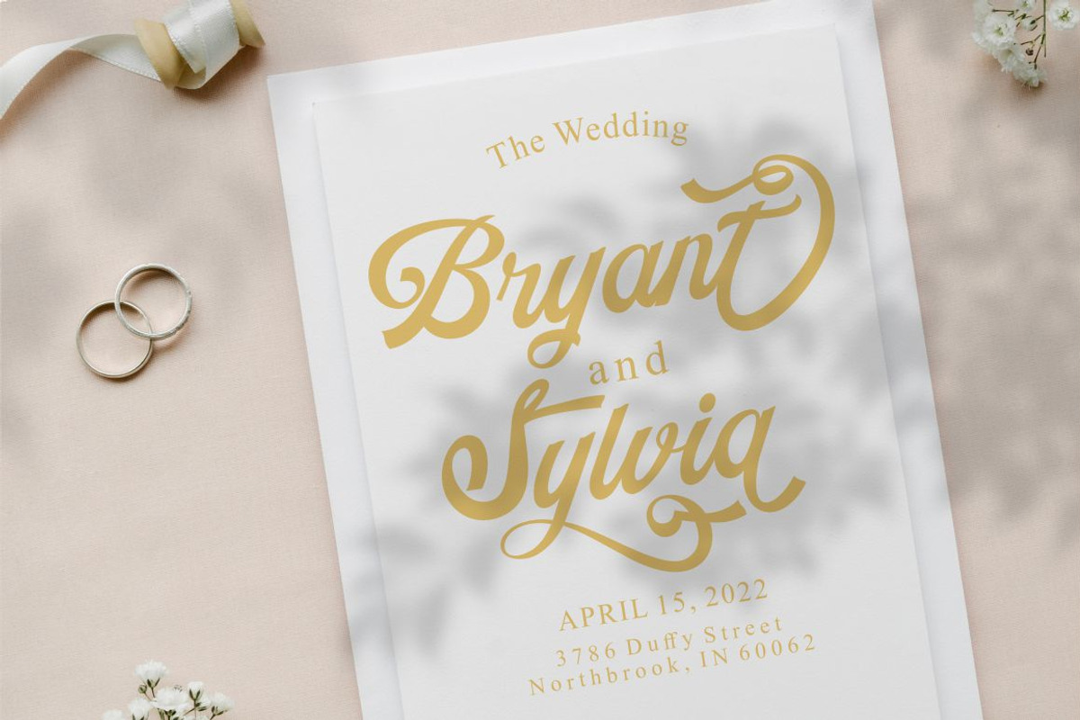 Golden Jewelry - Classic And Luxury, a Script Font by PutraCetol Studio (Photo 2 of 11)