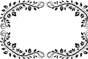 Elegant Rose Frame Silhouette, an Illustration by Designs_River (Thumbnail 7 of 9)