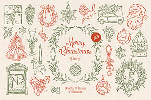Whimsical Christmas Illustrations, an Object Graphic by DesignThatMatters
