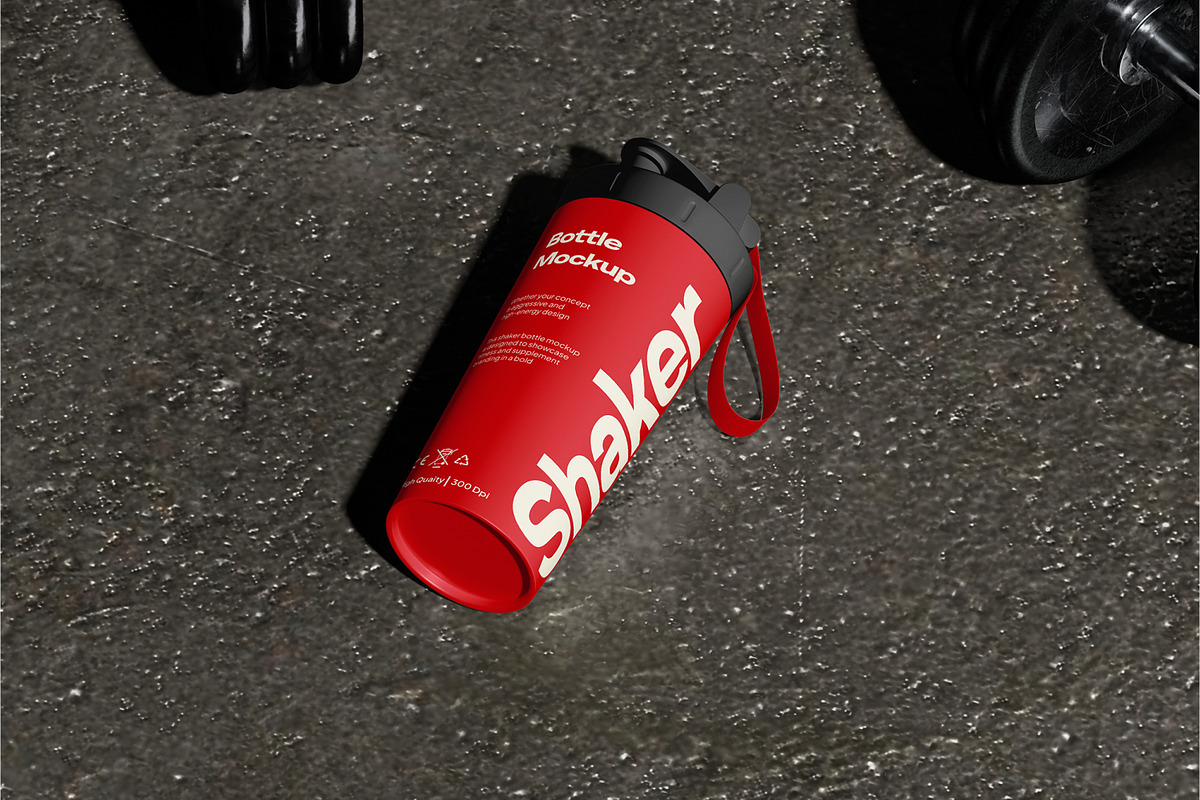 Shaker Bottle Mockup, a Packaging Mockup by Permadi Creative (Photo 5 of 5)