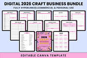Digital 2026 Craft Business Bundle, a Stationery Template by Shumaya (Thumbnail 1 of 4)