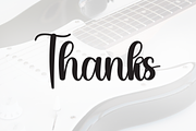 Guitar | Script Font, a Handwritten Font by Scratchones (Thumbnail 9 of 9)