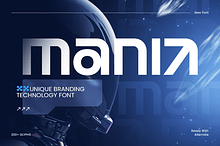 Mania - Branding Technology Font
