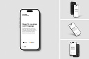 iPhone 16 Mockup, an iPhone Mockup by swsi-studio (Thumbnail 1 of 5)