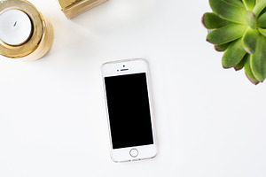 iPhone Mockup Styled Stock