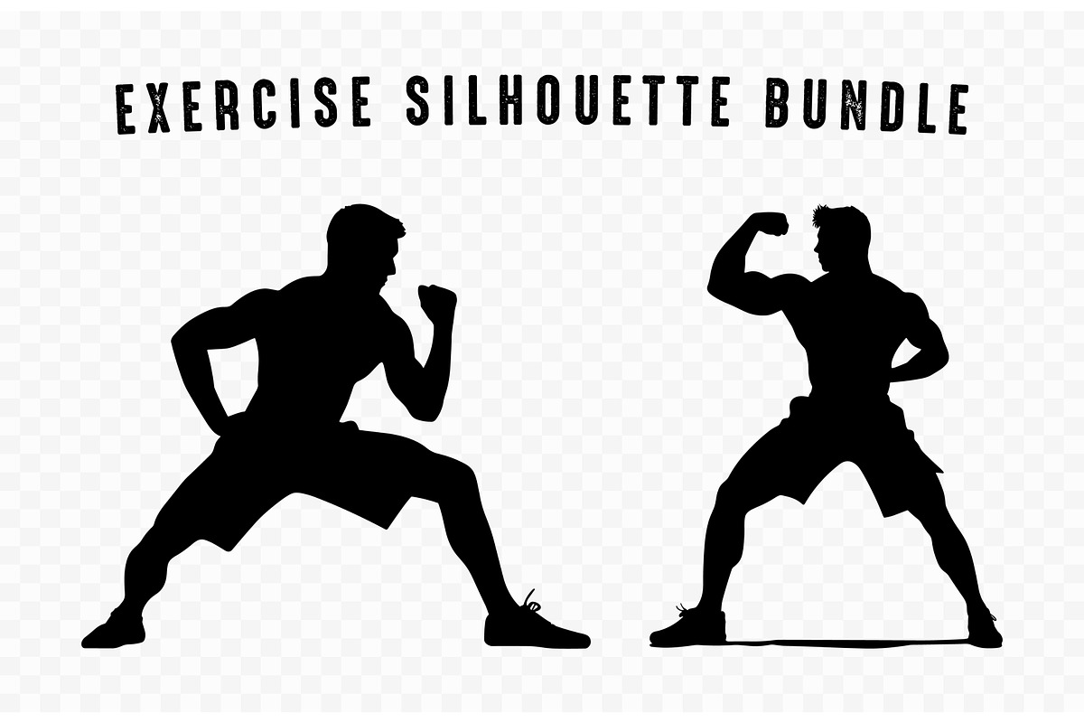 Fitness Male PNG Clipart Silhouettes, a Healthcare Illustration by Gfx Expert Team (Photo 2 of 3)