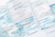 Seascape Sunset Wedding Set, an Invitation Template by Kolorata Art (Thumbnail 5 of 5)
