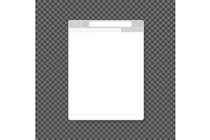 Browser Windows Empty Template