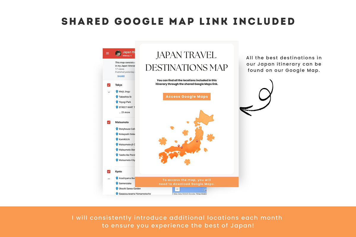 14 Day Canva Japan Itinerary, a Templates & Theme by GlamWebDesigns (Photo 7 of 9)