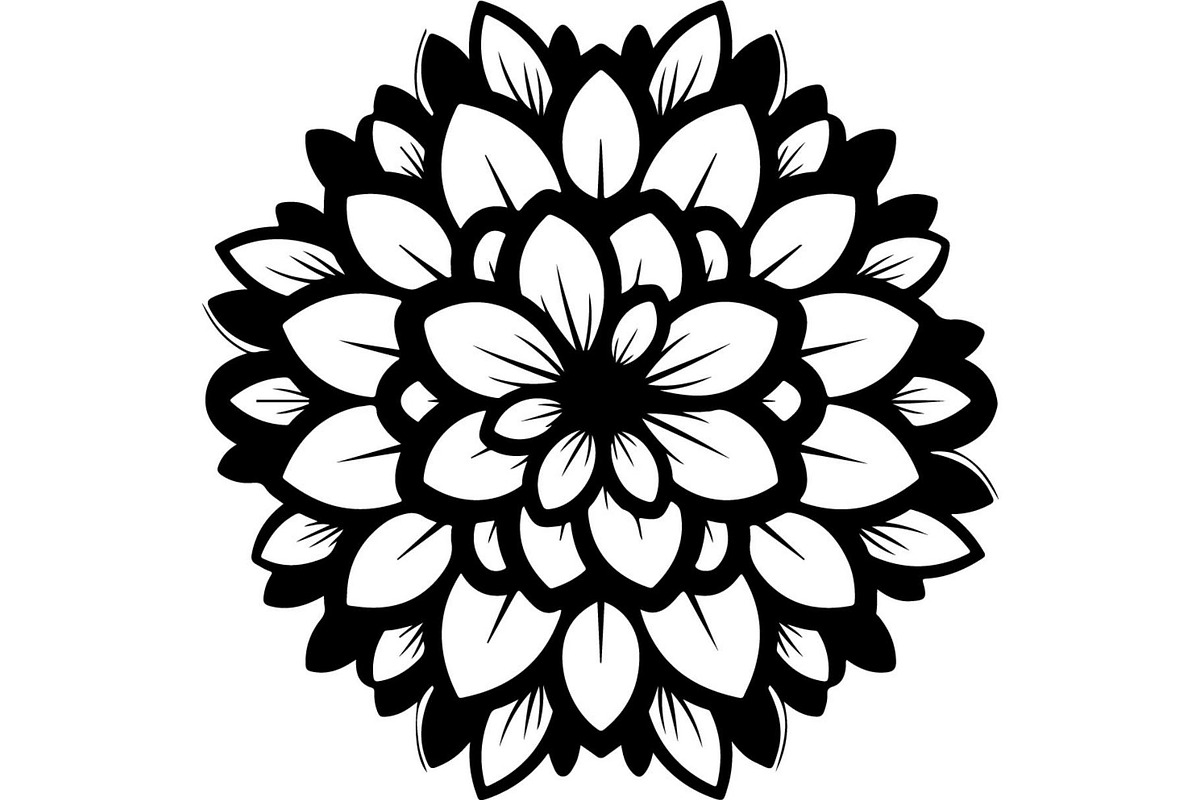 Round Floral Mandala Bundle, a Decorative Illustration by Designer_Momina (Photo 2 of 19)