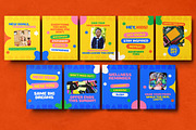 Back to School Instagram Carousel  &, a Social Media Template by Attype (Thumbnail 2 of 5)