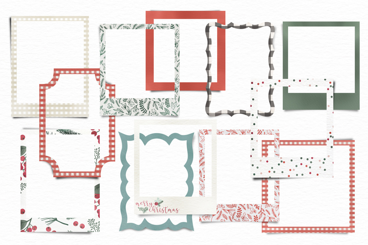Holiday Frames, Papers & Washi Tape, an Object Graphic by patternpop studio (Photo 5 of 7)