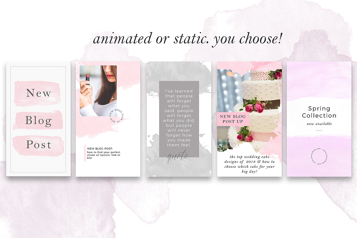 Animated Instagram Stories, a Social Media Template by Dana Nicole Designs (Photo 5 of 6)