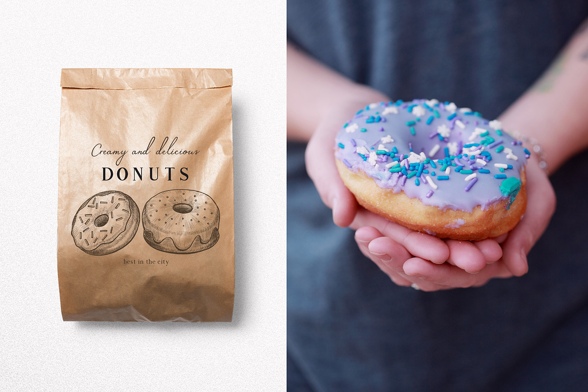 Dessert Food Illustrations, a Food Illustration by BarcelonaShop (Photo 3 of 4)