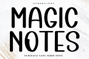 Magic Notes, a Script Font by InermediaSTUDIO (Thumbnail 1 of 8)