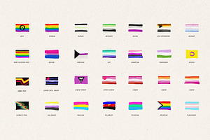 PRIDE - Flags & Elements